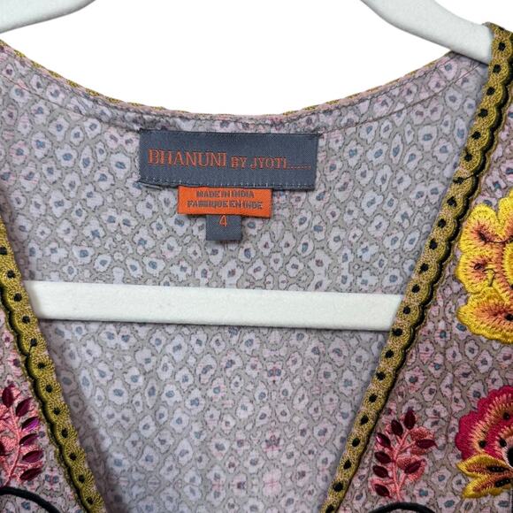 Bhanuni by Jyoti Giorgia Embroidered Maxi Dress - Anthropologie - Size 4 - Picture 5 of 7